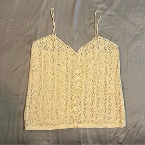 Sezane Francisco Crochet Top